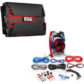 BOSS Audio Systems 5-Channel Amplifier + Wiring Kit