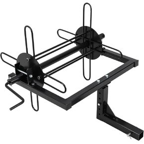 Towallmark Wire Unroller, Fence Stretcher Unroller Hitch, Wire Unroller with Bolts, 2" Receiver Hitch -5 Adjustable Height Setting, Compatible Attach to Your Truck, Connect Your Tractor ATV