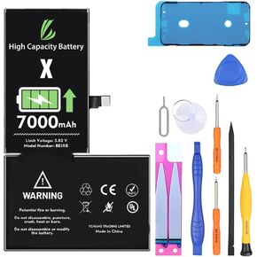LL TRADER Battery for iPhone 12 Mini 12000 mAh High Capacity Replacement Battery for iPhone 12 Mini, (A2176、A2398、A2400、A2399) with Full Set Repair Tool Kit 2025 New Model