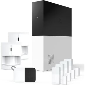 Abode 8 Piece Wireless Smart Security System - Works with Apple HomeKit, Z-Wave and Zigbee Devices - Expandable to Protect Your Whole Home - Easy DIY Installation - Optional Professional Monitoring