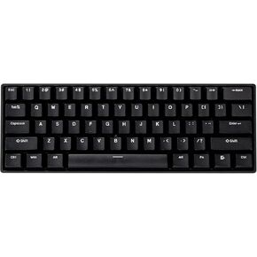 FUN60 Ultra Rapid Trigger Gaming Keyboard 8k Magnetic Switch TMR Aluminum Keyboard Multi-Modes Black Shine-Through MagMech(Glare Magnetic Switch)