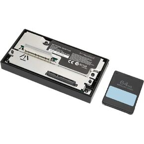 PS2 SATA Interface Network Adapter for SonyPS2 Playstation2, HDD Hard Disk with 64MB FMCB V1.953 Memory Card McBoot, HDD Connector Plug Socket, NO IDE 2.5 3.5in