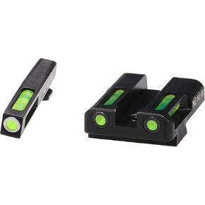 HIVIZ GLN325 Sight Systems, Litewave H3 Tritium/Litepipe, Glock 9mm, .40 Smith & Wesson, and .357 Sig