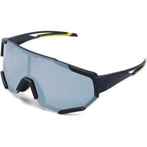 Cool Sports Sunglasses, Polarized PC Lens, UV Protection, Lightweight Frame for Cycling, Hiking, Mountain Climbing,