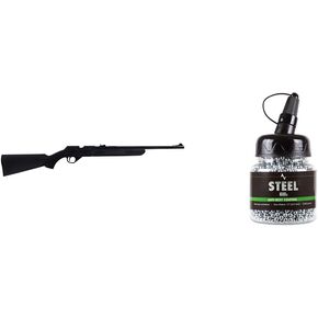 Daisy Powerline Model 35 Multi-Pump Pneumatic BB/Pellet Gun Bundle with 2,500ct 5.1 Grain 177 Cal Zinc-Plated Steel BBS