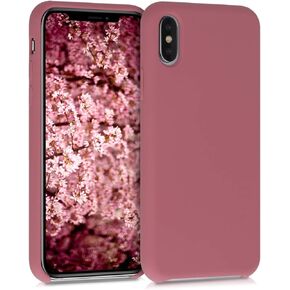 kwmobile Case Compatible with Apple iPhone Xs Case - TPU Silicone Phone Cover with Soft Finish - Dove Blue