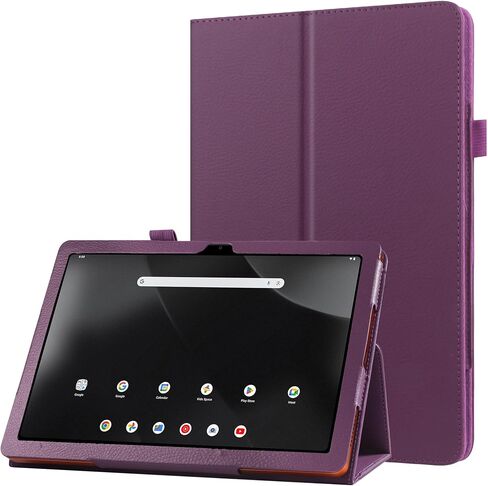 حالة الورقة لـ ONN 11 بوصة Pro Tablet 2024 - طي قابلة للطي غلاف واقٍ من جلد PU (الرخام) in Kuwait