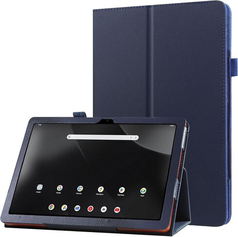 حالة الورقة لـ ONN 11 بوصة Pro Tablet 2024 - طي قابلة للطي غلاف واقٍ من جلد PU (الرخام) in Kuwait