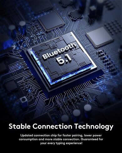 لوحة مفاتيح Bluetooth قابلة للطي قابلة للطي مع لوحة مفاتيح لوحة مفاتيح لاسلكية كاملة الحجم مع الإضاءة الخلفية ولوحة مفاتيح السفر المحمولة لنظام التشغيل iOS android Windows Mac OS ودعم 3 جهاز (BT5.1 × 3) والرمادي in Kuwait