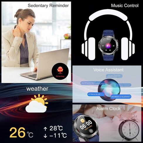 Smart Watch for Women Men, 1.43" AMOLED Smartwatch with Bluetooth Calling Heart Rate/Blood Oxygen/Sleep/Stress Monitoring Multi Sports Modes IP68 Waterproof (Pink) in Saudi Arabia