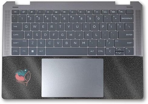 Glossy Glitter Laptop Skin Compatible with HP Spectre x360 14" (2024) - Oddballs - Premium 3M Vinyl Protective Wrap Decal Cover - Easy to Apply | Crafted in The USA by MightySkins in Saudi Arabia