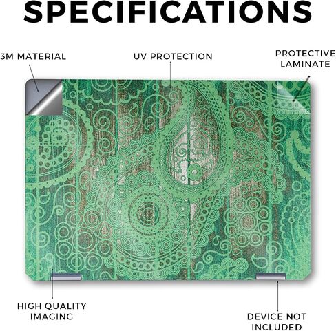 Glossy Glitter Laptop Skin Compatible with HP Spectre x360 14" (2024) - Oddballs - Premium 3M Vinyl Protective Wrap Decal Cover - Easy to Apply | Crafted in The USA by MightySkins in Saudi Arabia