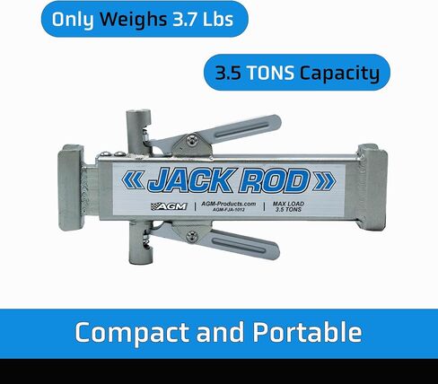 Jack Rod - Easy to Use Floor Jack Safety Tool. Rated for 3.5 Tons. Squeeze to Extend, Locks Automatically Squeeze to Remove. SUV, Truck, Car Jack NOT Included in Saudi Arabia