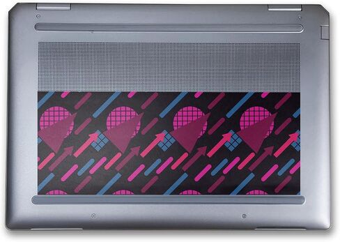 Glossy Glitter Laptop Skin Compatible with HP Spectre x360 14" (2024) - Blue Stars - Premium 3M Vinyl Protective Wrap Decal Cover - Easy to Apply | Crafted in The USA by MightySkins in Saudi Arabia