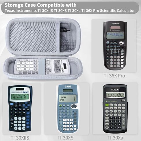 حالة متوافقة مع Texas Instruments TI-30XIIS TI-30XS TI-30XA TI-36X Pro Scientific Calculator (White) in Kuwait