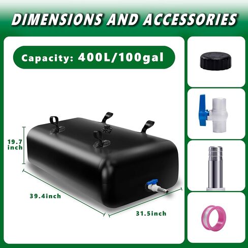 240 L/63.4 gal Water Bladder Storage Containers, Foldable Portable Water Tank Large Capacity Soft Water Bag, Drought Resistance, Fire Prevention, Emergency Water in Saudi Arabia