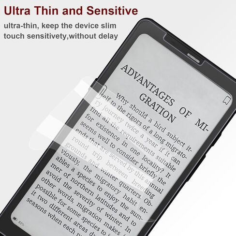واقي شاشة مصمم لـ 6.13 بوصة Onyx Boox Palma/Boox Kant/Boox Kant 2 Mobile ePaper مضاد للوهج ومضاد للانعكاس ومضاد لبصمات الأصابع غير لامع من الجلد PET (فيلم ناعم غير لامع مضاد للانفجار) in Saudi Arabia