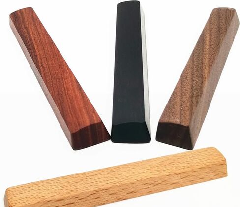 كبسف مفاتيح خشبي خشبي مصنوع يدويًا ، مفتاح مفاتيح MX Mechal Mechanical Mechants (Walnut) 6.25U. in Saudi Arabia