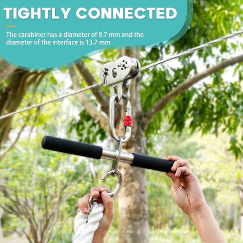 مقعد Zipline للأطفال والبالغين ، ومقعد استبدال خط zip الخشبي مع وسادة الإسفنج ، وحبل النايلون القابل للتعديل ، والفناء الخلفي في الهواء الطلق ، ومرح الملعب in Saudi Arabia