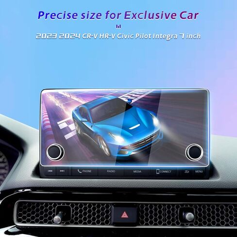 GFJNFG Screen Protector for 2023 2024 Honda Pilot EX-L/Trail Sport/Touring/Elite 9 Inch Touchscreen 2023 2024 Pilot Tempered Glass Accessories Reduce Fingerprints Anti-Scratch in Saudi Arabia