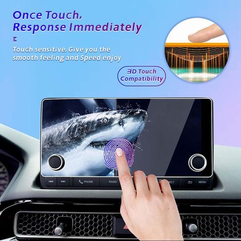 GFJNFG Screen Protector for 2023 2024 Honda Pilot EX-L/Trail Sport/Touring/Elite 9 Inch Touchscreen 2023 2024 Pilot Tempered Glass Accessories Reduce Fingerprints Anti-Scratch in Saudi Arabia