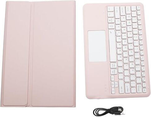 Sanpyl for Tab P12 Case with Keyboard, Rechargeable Detachable Touchpad Keyboard Case with Pen Holder for Tab P12 12.7inch 2023 (Black) in Saudi Arabia