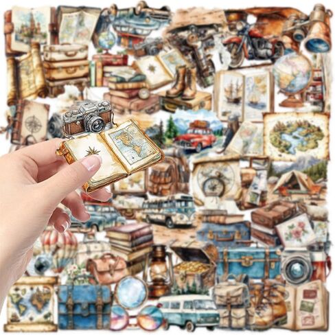 50pcs ملصقات الطائر الطنان للحيوانات الأليفة ملصقات شفافة مع شارات شارات مقاومة للماء للكتاب السكر لمخططات DIY Crafts Bullet Journal Planner Water Bottles Phone Caseps Abs Pabors (Hummingbird) in Kuwait