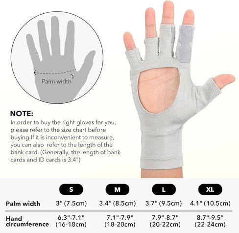 8 Fans Fishing Gloves UPF50+ Fly Fishing Gloves, Fingerless Gloves Sun Protection Gloves Men Women for Outdoor, Kayaking, Cycling, Rowing in Saudi Arabia