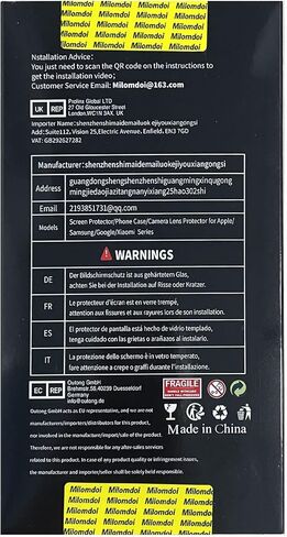 Milomdoi 3 Pack Privacy Screen Protector for Samsung Galaxy S25 Ultra Tempered Glass with 3 Pack Camera Lens Protector, Ultra 9H Accessories [Support Fingerprint Unlock] Black in Saudi Arabia