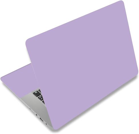 12.1-15.6 Inch Laptop Skin Decal, Black, PVC, Universal, Waterproof, Scratch Resistant, Reusable in Saudi Arabia