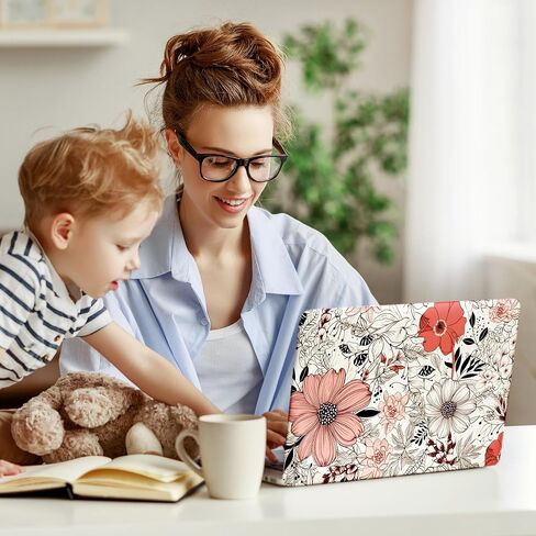 Laptop Skin Decal HP 15.6" - Botanical, Laptop Cover Sticker, No Cutting Required, No Bubble, Waterproof, Scratch Resistant - Including Wide Screen and Wrist Pad in Saudi Arabia