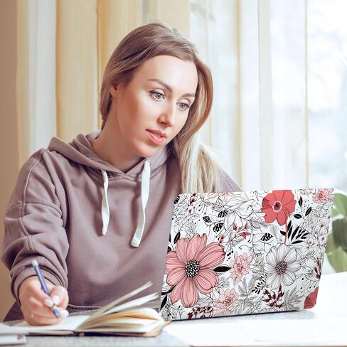 Laptop Skin Decal HP 15.6" - Botanical, Laptop Cover Sticker, No Cutting Required, No Bubble, Waterproof, Scratch Resistant - Including Wide Screen and Wrist Pad in Saudi Arabia