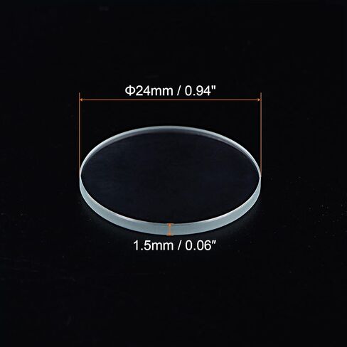 HARFINGTON 3pcs AR-Coating Watch Lens 30mmx1.5mm Round Flat Mineral Watch Crystal Glass in Saudi Arabia