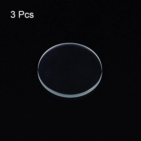 HARFINGTON 3pcs AR-Coating Watch Lens 30mmx1.5mm Round Flat Mineral Watch Crystal Glass in Saudi Arabia