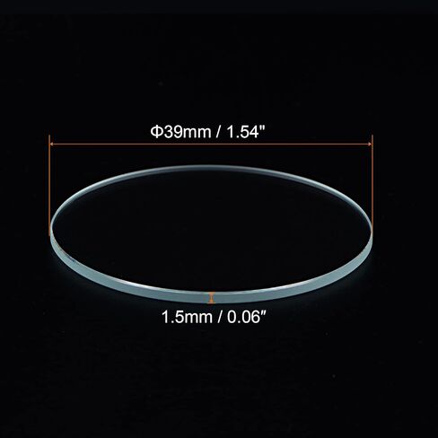 HARFINGTON 3pcs AR-Coating Watch Lens 30mmx1.5mm Round Flat Mineral Watch Crystal Glass in Saudi Arabia