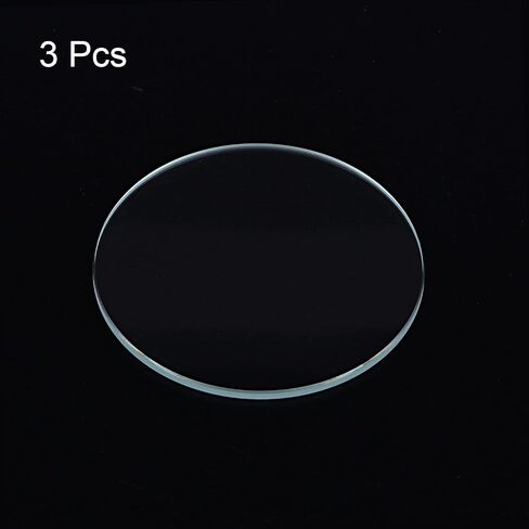 HARFINGTON 3pcs AR-Coating Watch Lens 30mmx1.5mm Round Flat Mineral Watch Crystal Glass in Saudi Arabia