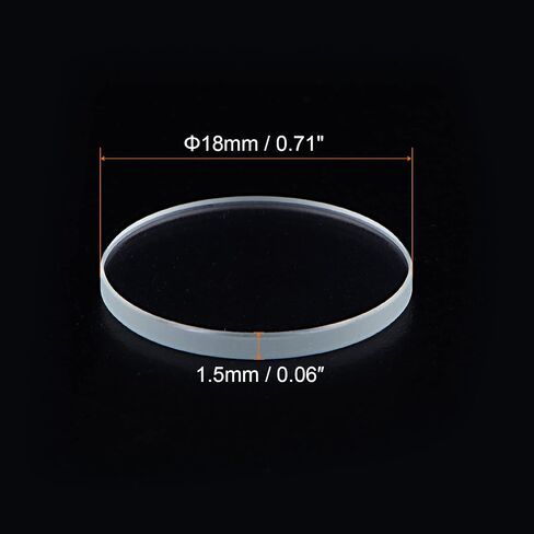 HARFINGTON 3pcs AR-Coating Watch Lens 30mmx1.5mm Round Flat Mineral Watch Crystal Glass in Saudi Arabia