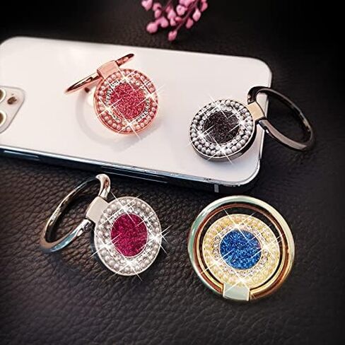 Y2K Vintage Cell Phone Ring Holder Heart Metal Kickstand Grip 360 Rotation Finger Ring Grip Kickstand for Smartphone and Tablets Repositionable (Heart Random) in Saudi Arabia