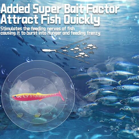 10 Pieces Bass Swimbaits Soft Plastic, 2.6 Inch Paddle Tail Swimbaits Soft Plastic Fishing Lures, Lifelike Drop Shot Lures Bass Baits Shad Baits for Saltwater Freshwater, Bass, Trout, Walleye in Saudi Arabia