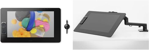 Wacom Cintiq Pro 24 Creative Pen Display – 4K Graphic Drawing Monitor with 8192 Pen Pressure and 99% Adobe RGB Bundle Flex Arm (ACK62803K) in Saudi Arabia