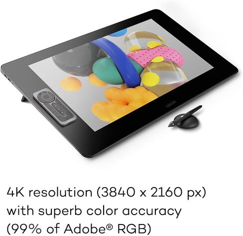 Wacom Cintiq Pro 24 Creative Pen Display – 4K Graphic Drawing Monitor with 8192 Pen Pressure and 99% Adobe RGB Bundle Flex Arm (ACK62803K) in Saudi Arabia