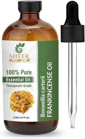 Frankincense Essential Oil 15 ML (0.51 Fl.OZ) | 100% Pure Natural Undiluted Uncut Therapeutic Grade Boswellia Carteri Essential Oil in Kuwait