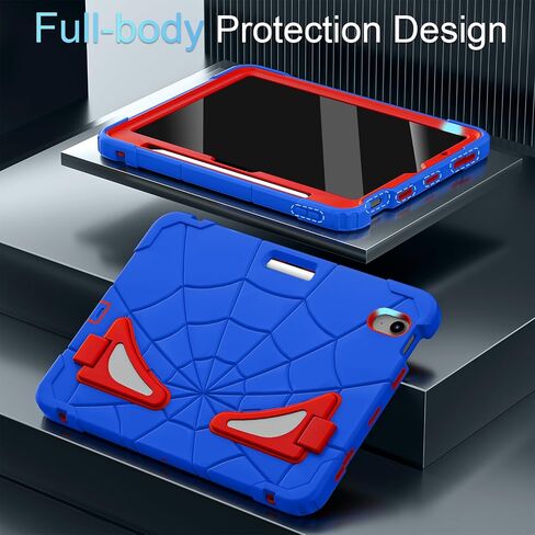 WESOROL for iPad Air 11 Inch Case M2 2024,iPad Air 5th/4th Generation Case (2022/2020) 10.9 Inch,Heavy Duty Shockproof for Kids Friendly iPad Air Case 11 Inch with Screen Protector Pencil Holder in Saudi Arabia