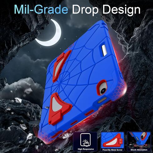 WESOROL for iPad Air 11 Inch Case M2 2024,iPad Air 5th/4th Generation Case (2022/2020) 10.9 Inch,Heavy Duty Shockproof for Kids Friendly iPad Air Case 11 Inch with Screen Protector Pencil Holder in Saudi Arabia