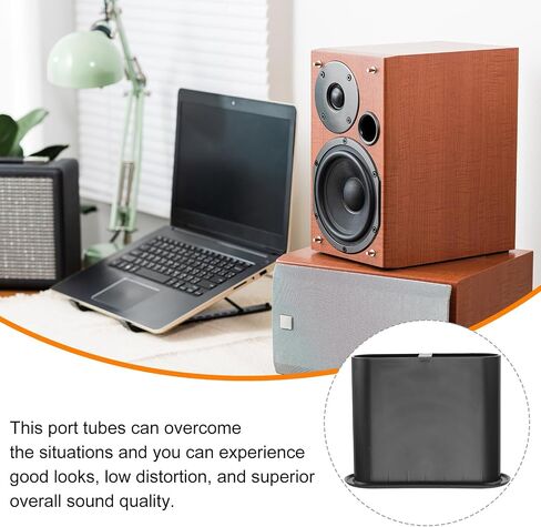MECCANIXITY 4Pcs 135x123mm/5.3x4.8 Inch Speaker Port Tube Subwoofer Bass Box Tube Bass Woofer Box Speaker Box Bass Air Port for DJ/PA Speaker Cabinets in Saudi Arabia