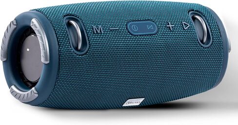 SANTANA BY CARLOS SANTANA Bluetooth Speaker- Effortlessly Portable True Wireless Stereo, Splash-Proof Design, Up to 24 Hours Playtime, Dynamic Sound, Integrated Controls | Ligero | Black in Saudi Arabia