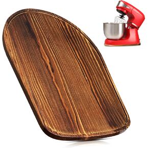 Acacia Wood Mixer Slider Mat for Kitchen Aid 4.5-5 Qt Tilt-Head Stand Mixer Kitchen Appliance Slider Tray Countertop Storage Attachments