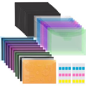 Magnetic Sheets and Storage Bags for Stamps and Dies,Die Cut Storage Set for Dies Cutting,DIY Scrapbooking,Card Making Supplies -22PCS (1.0 mm Thickness)