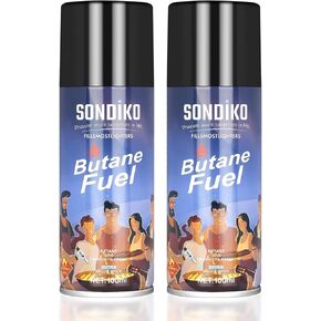 Sondiko Butane Refill, Premium Butane Fuel Canister, Premium Quality Fuel for Jet Flame Lighters and Torches