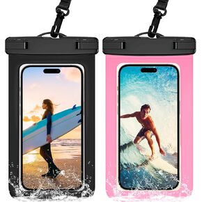 Waterproof Phone Pouch IPX8 Universal Waterproof Case Dry Bag Phone Protector for iPhone 15 14 13 12 11 Pro Max Plus XS XR X 8 Galaxy S23 S22 S21 S20 Pixel Up to 7.5"